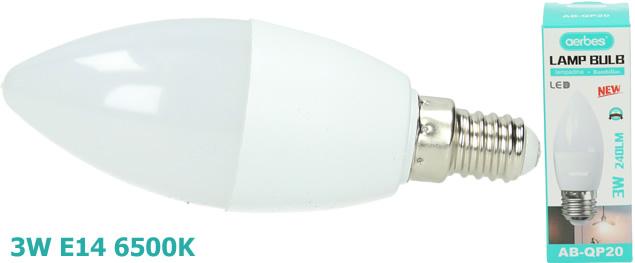 LED žárovka Aerbes E14 5W 6500K