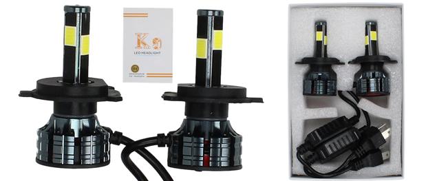 LED K9 autožárovka H4 6000K 85000lm 2x250W sada 2ks